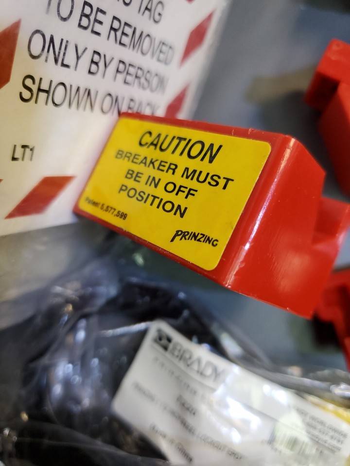 Lockout Tagout LOTO Safety Kit With Prinzing Brady Locks - carry box ...