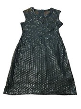 womens EXPRESS Black Cocktail Dress~Size Small~Sequins~Sleeveless