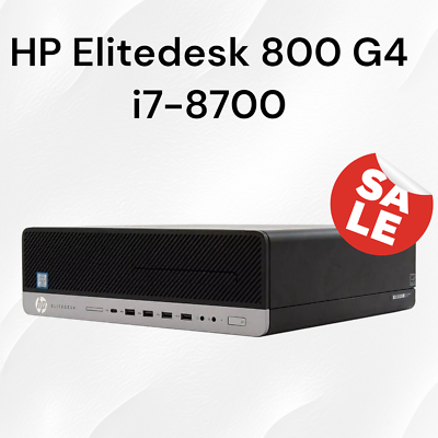 HP EliteDesk 800 G4 SFF i7-8700 16GB 256 HP EliteDesk 800 G4 SFF HP EliteDesk 800 G4 SFF i7-8700 16GB 256 HP EliteDesk 800 G4 SFF
