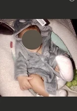 Modern Baby 0-9 Mo Elephant Robe