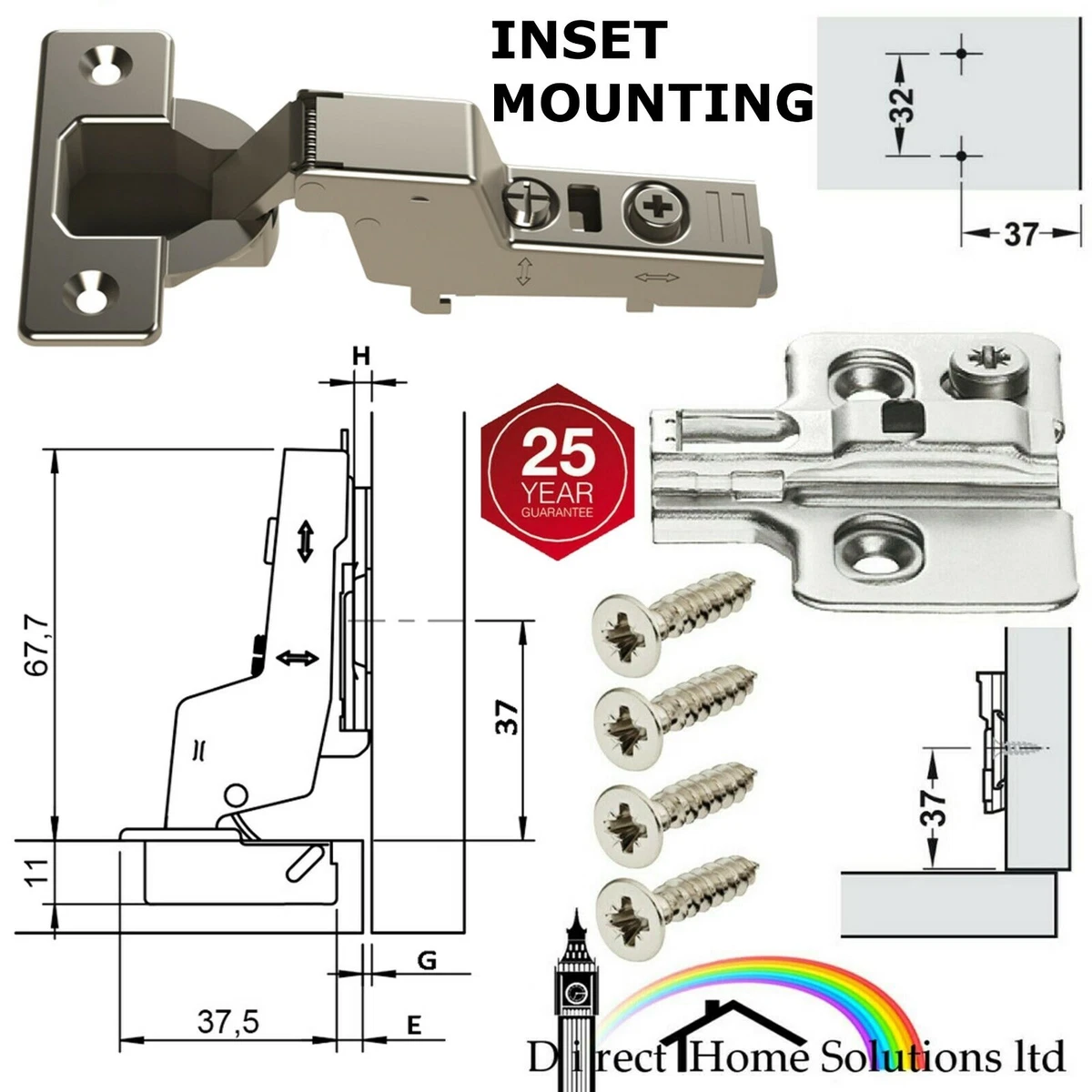 Inset hinges on sale