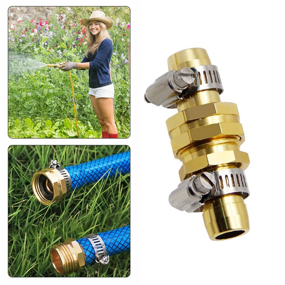 3/4英寸5/8英寸花园Mender末端维修套件水软管公头母头快速连接器 — 第 3/4 张图片