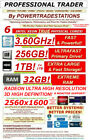 Dell Trading Computer 6Monitor 3DhdultraHiRes 6CoreXeon 32Ram 256Ssd 1Tbhdd W10P