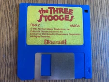 THE THREE STOOGES REEL 2 GAME AMIGA COMPUTER 3.5" INCH FLOPPY(S) TESTED EXC COND