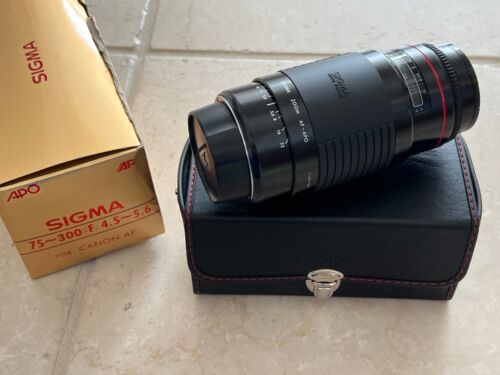 NEW Sigma for Canon Zoom Telephoto Macro Lens APO AF 70-300mm f/4.0-5.6  - Afbeelding 1 van 13