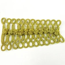 Perial Co  Metallic Chain with Knot Vintage Looking Applique Sold by the Piece