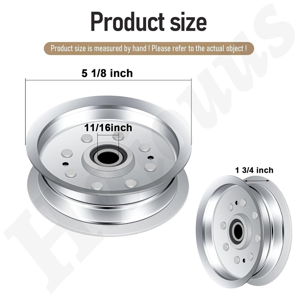 Flat Idler Pulley For MTD Cub Cadet 75605034A 756-05034A 756 - Foto 8