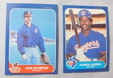 1986 Fleer Update Baseball Card Pick one