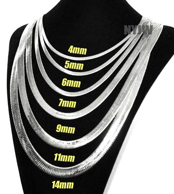 Mens Silver Herringbone Chain Shop 