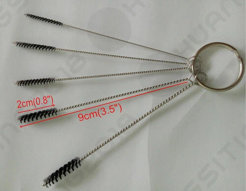 Motorcycle Carburetor Carbon Deposit Jet Cleaning Cleaner + Brushes Tool For BMW - Image 3 of 4