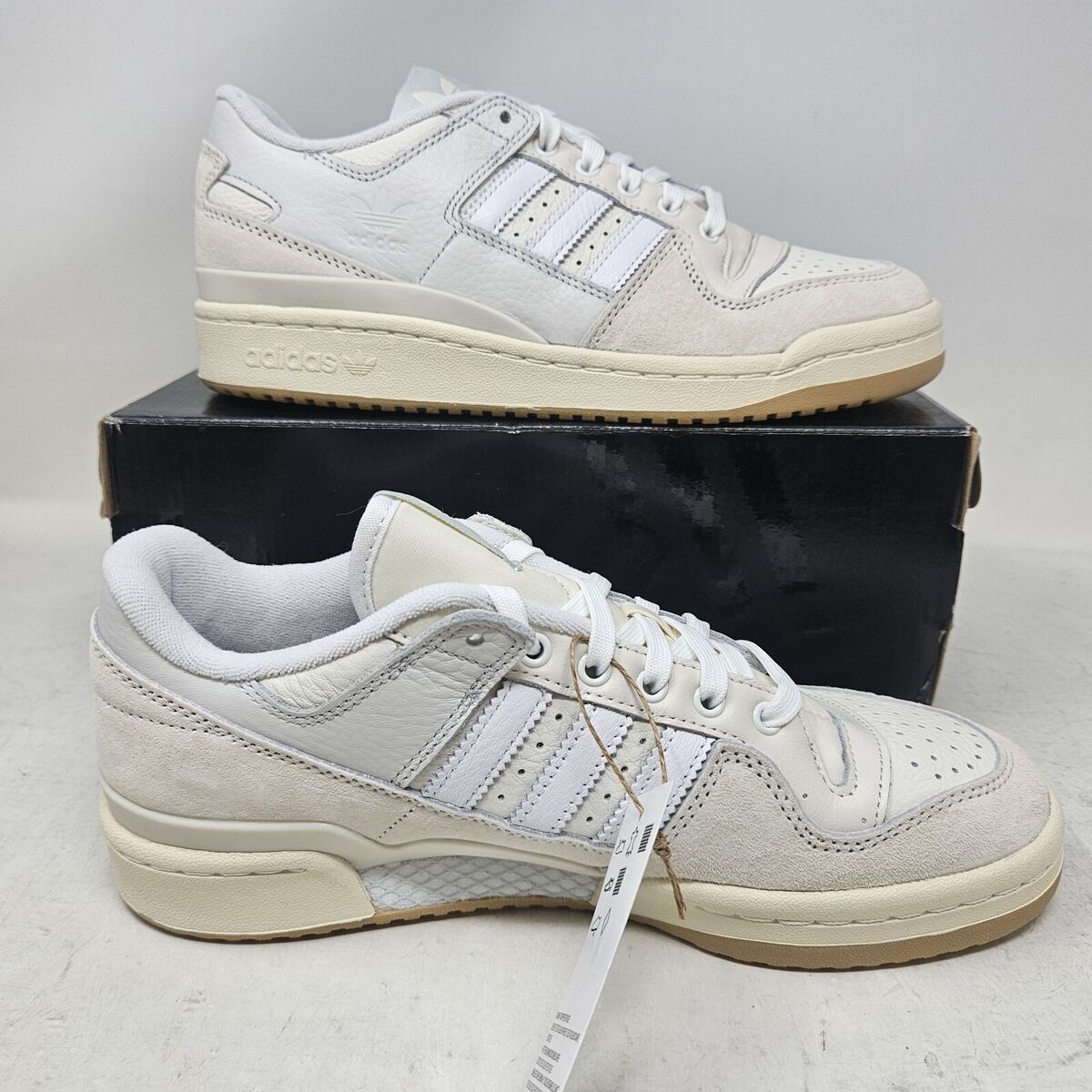 Men's Adidas Forum 84 Low ADV Comfy Casual Shoes / Chalk Men's Adidas Forum 84 Low ADV Comfy Casual Shoes / Chalk