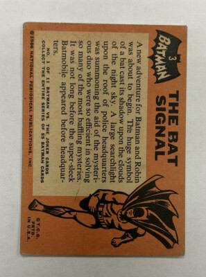 1966 Topps Batman Card #3 | eBay