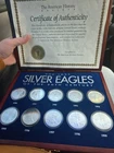 1990 to 1999 american eagle silver dollar collection