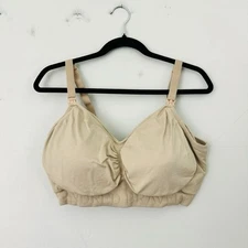 Kindred Bravely Beige Wireless Nursing Bra with Adjustable Straps Women’s M