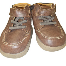 Carters Boys Brown Boots Nikson Every Step CF193623 Toddler Size 4.5