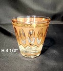 Vintage Culver Glass with 22-Karat Gold Decoration 4 1/2 Tall — photo 1