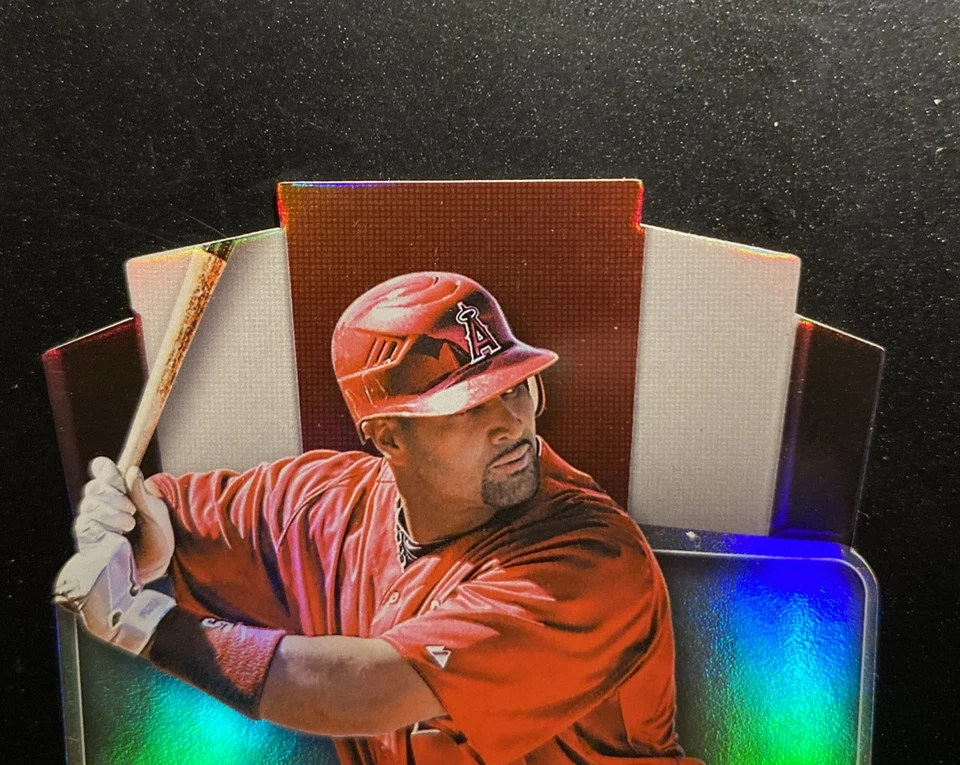 2012 Bowman Platinum Albert Pujols Die-Cut Insert #CES-AP Legend & Future HOF - Image 4 of 4