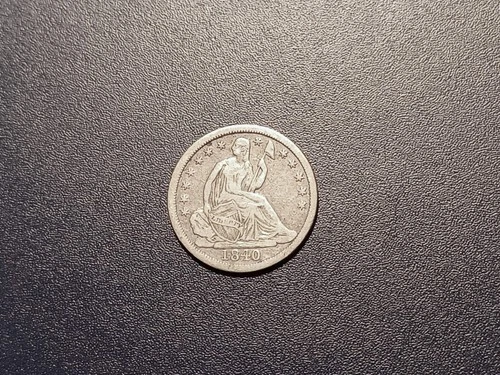 1840-P Seated Liberty Half Dime — photo from the most recent tracked eBay sale