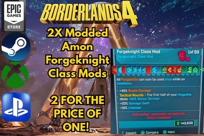 Borderlands 4 | Modded Max Stats Amon Class Mod | Modded Gear | Class Mod