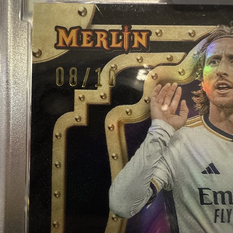 2024 Topps Merlin Sorcerers’s Autograph Black 8/10 Luka Modric Real Madrid - Image 2 of 3