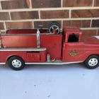 + Vintage Tonka Pressed Steel No. 5 TFD Pumper Ladder Fire Truck