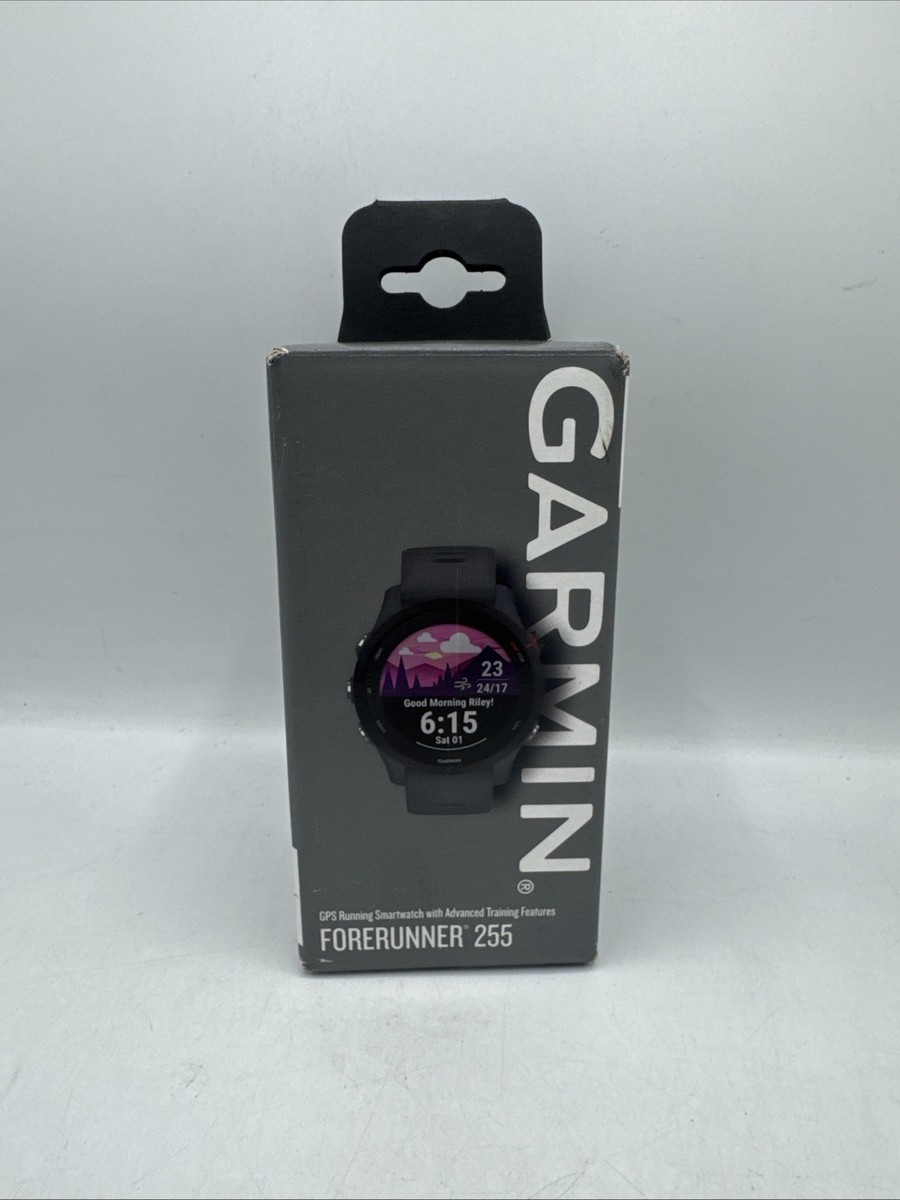 Garmin ForeRunner 255 GPS Running Smartwatch in Slate Gray Garmin ForeRunner 255 GPS Running Smartwatch in Slate Gray
