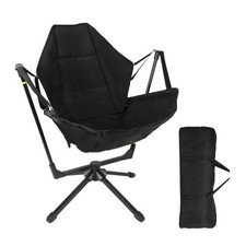 Hammock Camping Chair, 360° Swivel Chair with Adjustable Backrest, Foldable