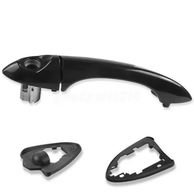 Gloss Black Front Right Driver Side Outer Door Handle For  X5 E53 2000-2006