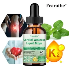 Cortisol Wellness Liquid Drops Balancing Cortisol Level Promot Overall Health US