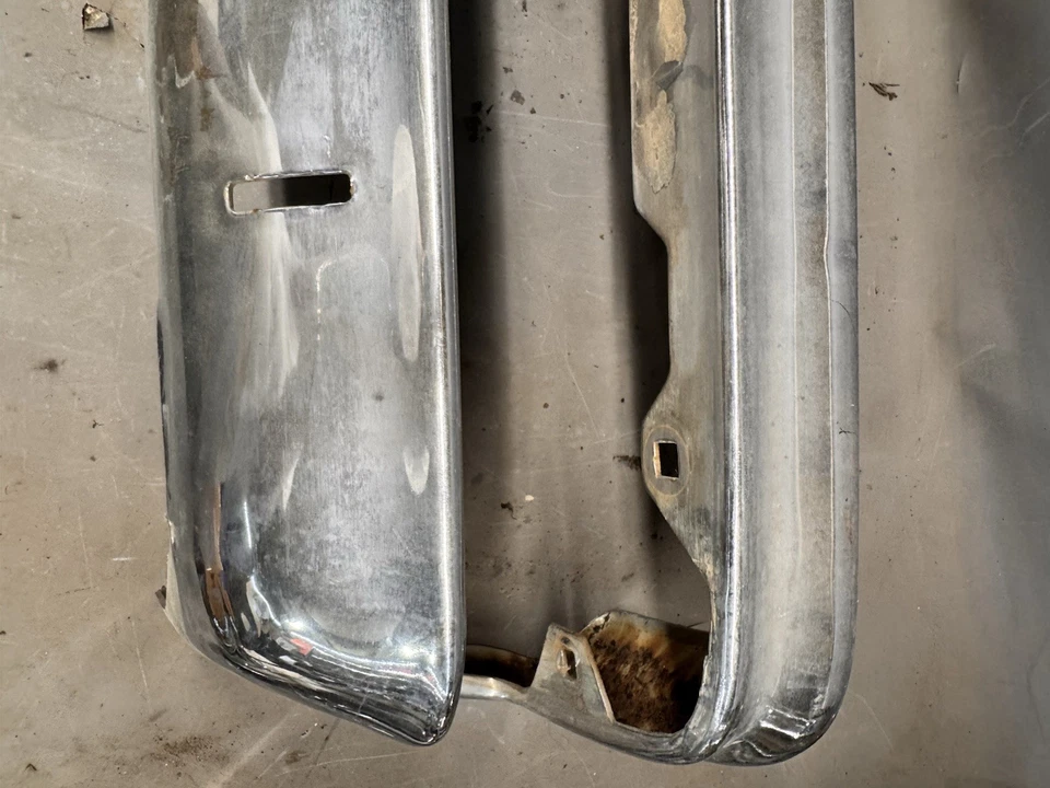 Parachoques trasero Pontiac GTO Lemans Tempest 1970 1971 1972 barra cromada Le Mans OE Foto 3 de 4