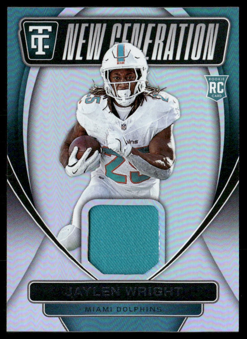 2024 Panini Totally Certified #NGJ-JWT Jaylen Wright New Generation Jerseys