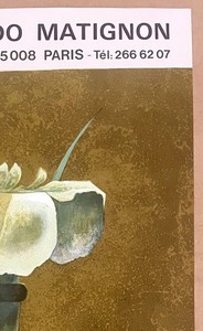 Yasushi SUGIYAMA — Affiche originale d'exposition en lithographie, Galerie Cardo Matignon, Paris — vue 3 sur 5