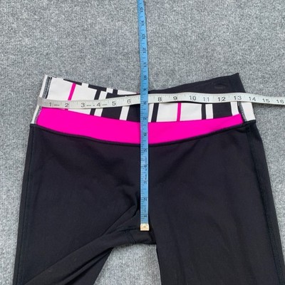 Lululemon Pants Womens 6 Black Astro Crossover Waistband Flare