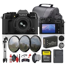 Fujifilm X-T50 Mirrorless Camera with XF 16-50mm f/2.8-4.8 Lens (Black) Bundle