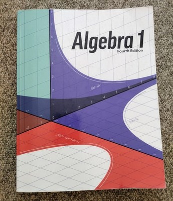 BJU Algebra 1 Textbook