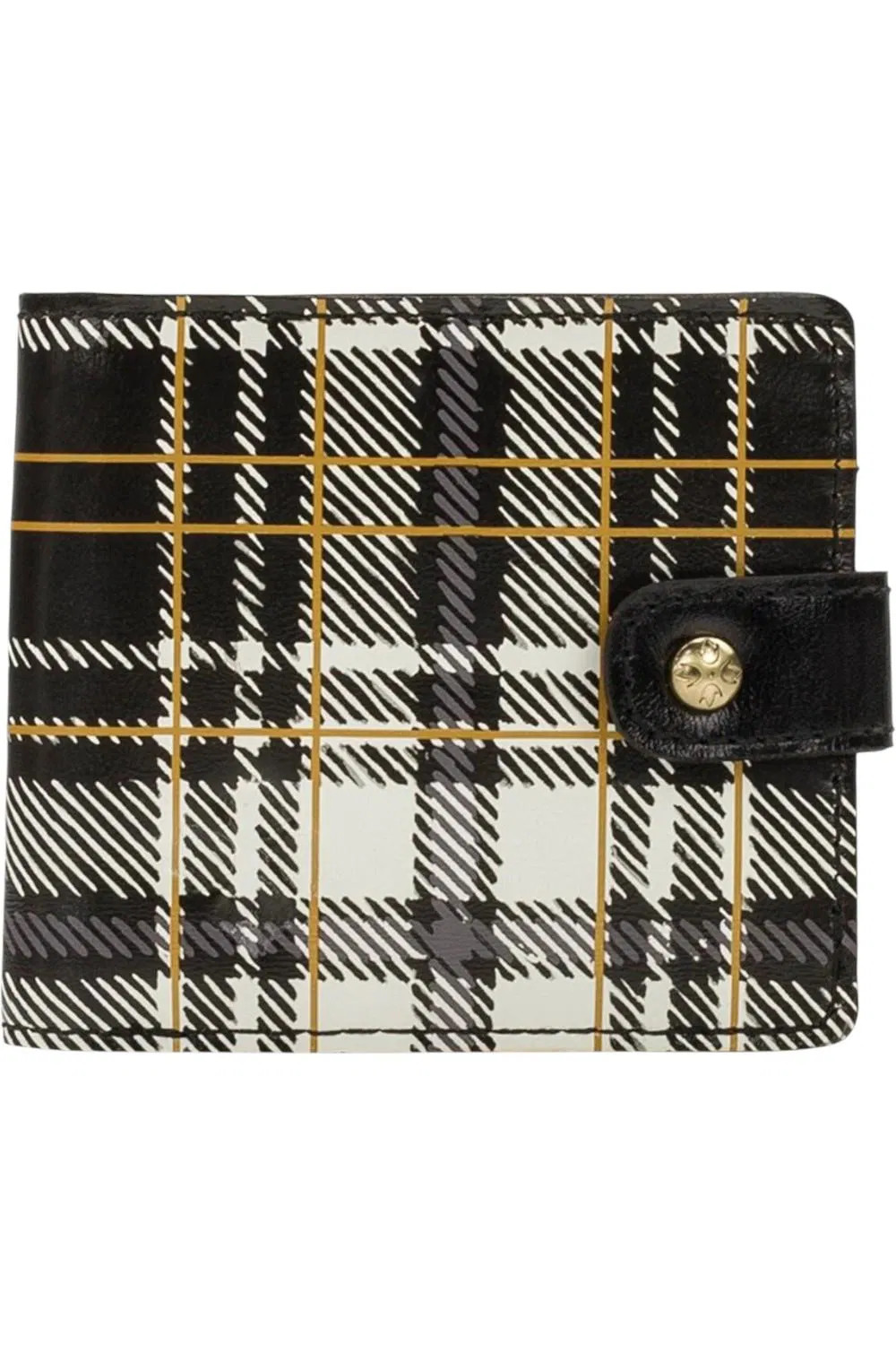 Patricia Nash Womens Farnetta Leather Wallet BlackWhite Plaid 10690₽