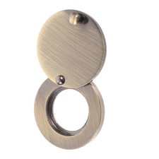 Door Viewer Protector Copper Peephole Cover for Apartment Office Security Use