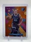 2025 Topps Finest Basketball Orange Refractor Desmond Bane #95