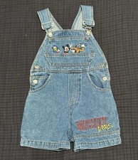 Mickey Pals Vintage Overalls Size 2 Toddler Disney Mickey Mouse
