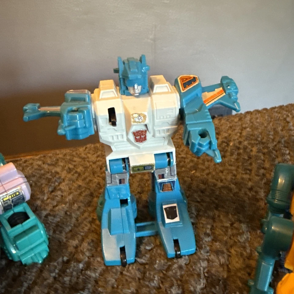 Vintage Transformers 1980s G1 SNAPTRAP Topspin Terrorcon Nosecone Figure Lot - Image 3 of 4