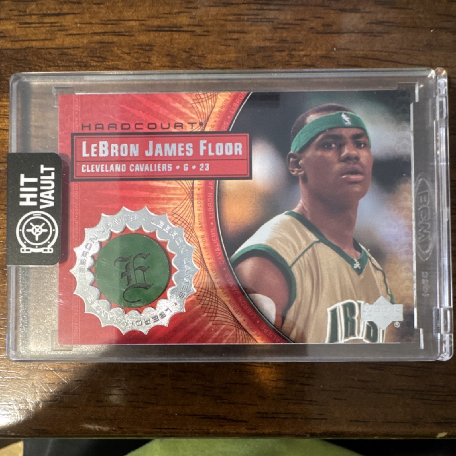 2003 Upper Deck Hardcourt LeBron James Floor #LB2 Cleveland Cavs Memorabilia