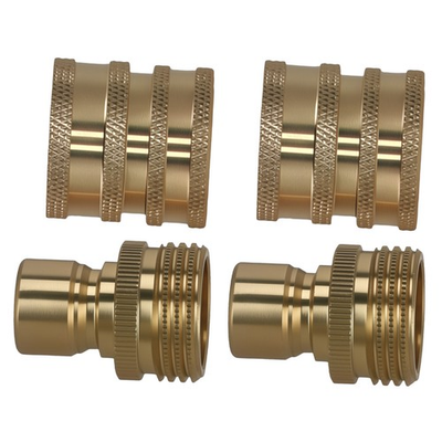 #ad 4x 3 4quot; Brass Pressure Washer Adapter Quick Connect for Garden Hose $17.40