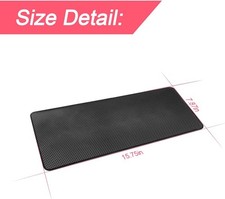 Car Dashboard Anti-Slip Sticky Pad, 15.7"x 7.8" Non-Slip Heat Resistant Rubbe...