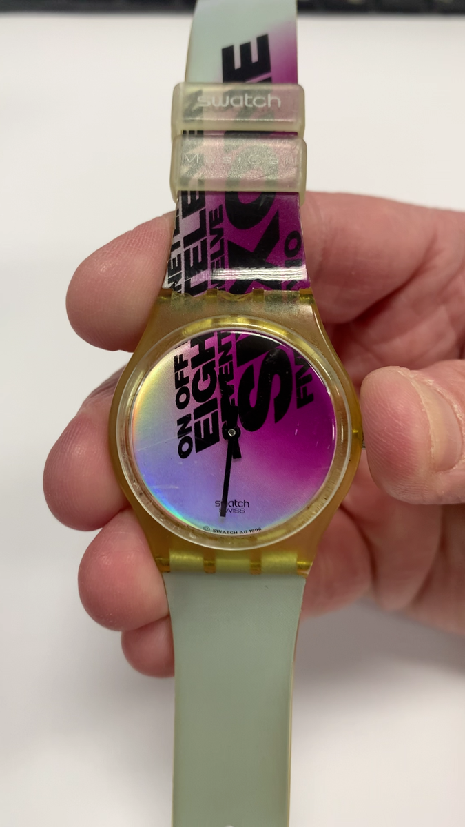 Rare Vintage Retro 1996 Swatch Musicall Funkmaster Watch  display picture 1