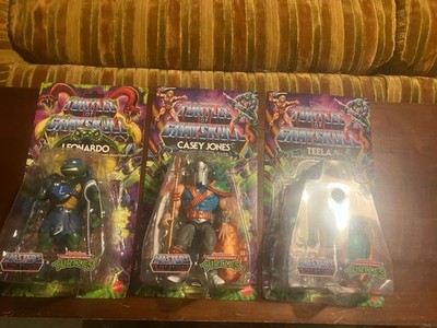 2024 MOTU X TMNT Turtles Of Grayskull Leonardo Teela Casey Jones Lot MOC New