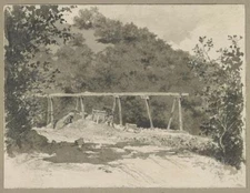 New Almaden Mines, New Almaden, California Eastern tunnel / Mary Hallock Foote