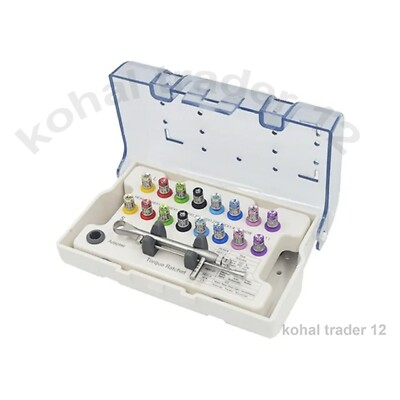 Dental Universal Implant Instrument Prosthetic Restoration Hand Driver Tool Kit