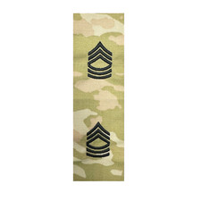 US Army OCP Sew-on Rank for Cap only - E8 Master Sergeant pair