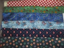 SEWING buttons THREAD themed Cotton quilt FABRIC U-Pick SEE INFO 1/2 yd BTHY