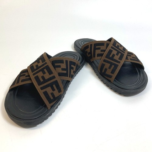 fendi black sandals